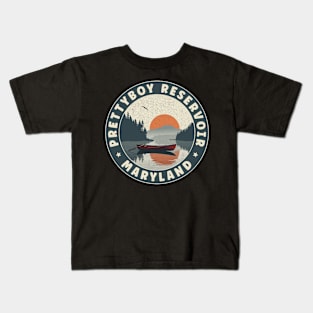 Prettyboy Reservoir Maryland Sunset Kids T-Shirt